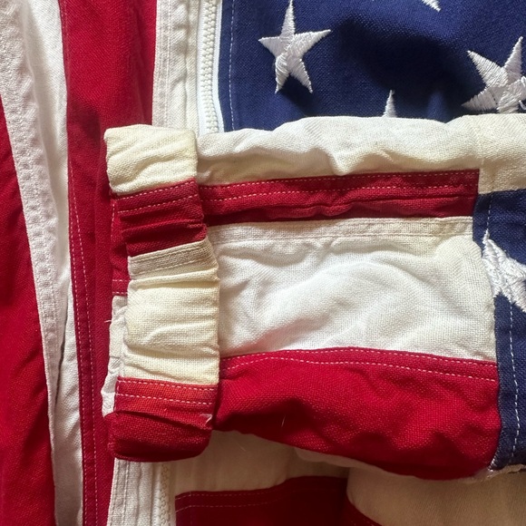 Vintage Limited Edition Medium USA American Flag ZIip Jacket American Clothing - Picture 5 of 6
